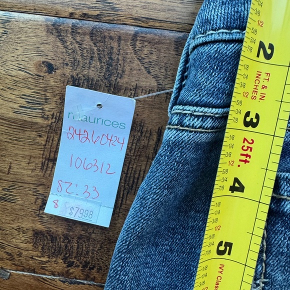 Silver Boyfriend 33x25 cuffed - Picture 3 of 6